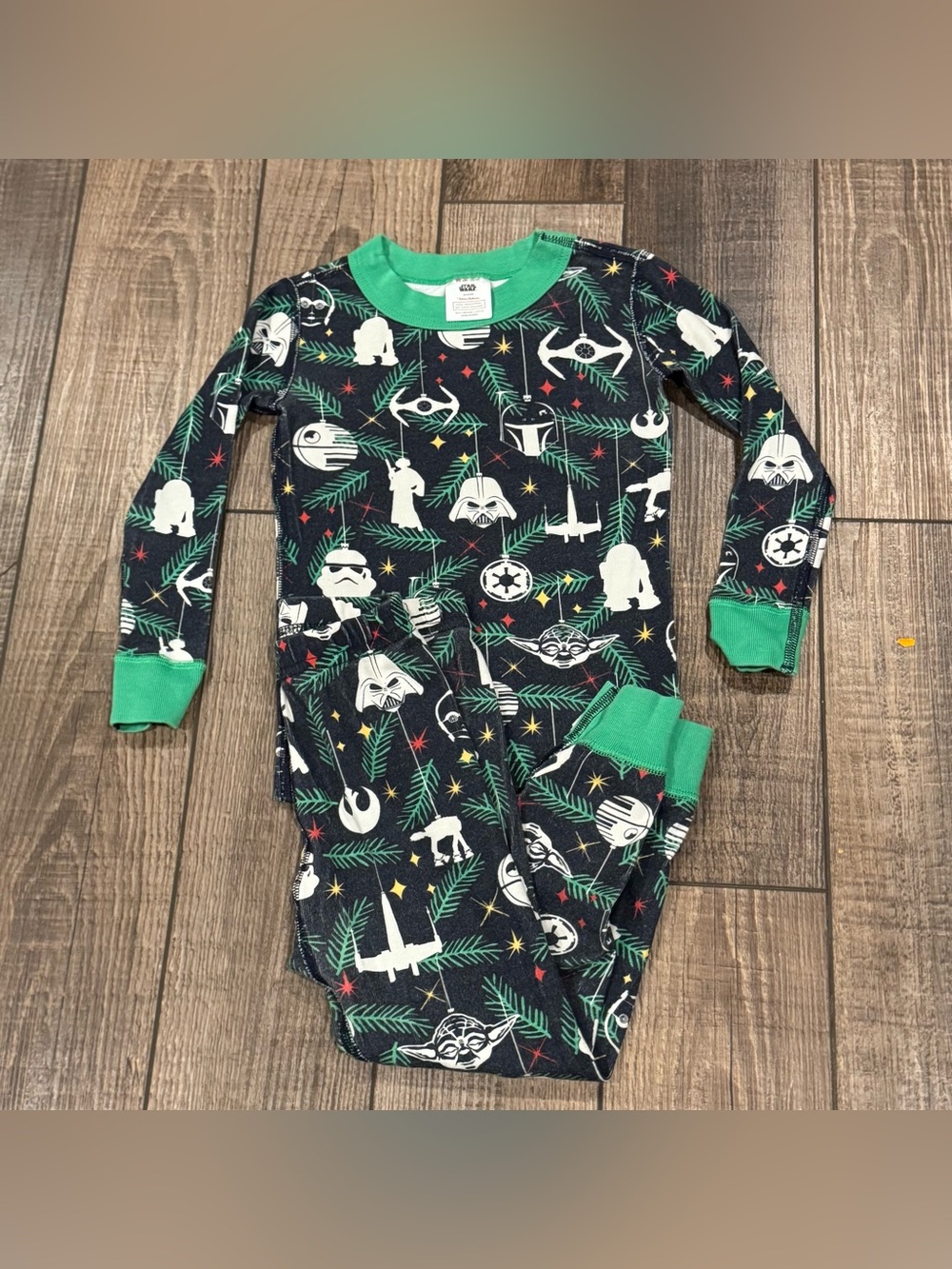 Hanna Andersson Star Wars Christmas 2-Piece Organic Cotton Pajamas Toddler 3T